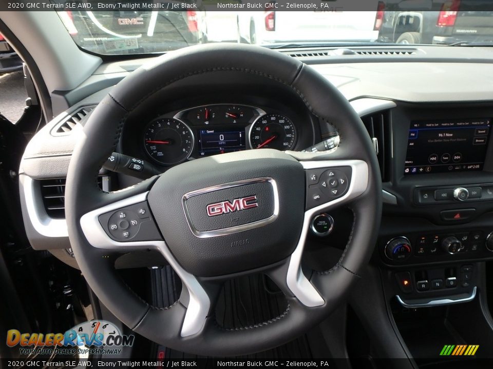 2020 GMC Terrain SLE AWD Ebony Twilight Metallic / Jet Black Photo #17