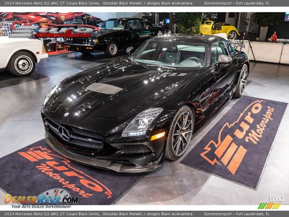 2014 Mercedes-Benz SLS AMG GT Coupe Black Series Obsidian Black Metallic / designo Black w/Alcantara Photo #22