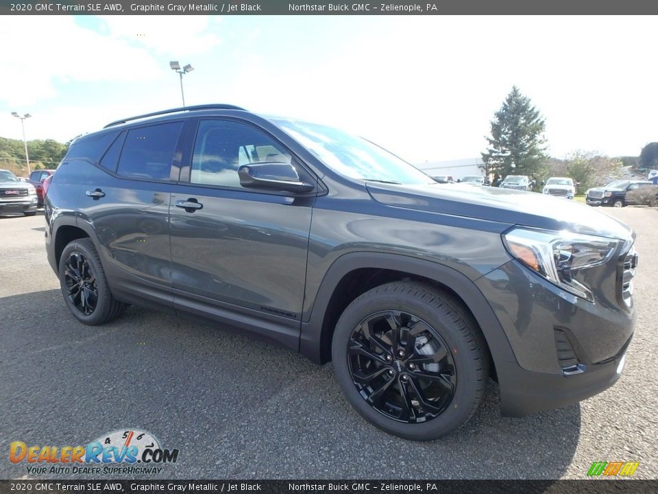 2020 GMC Terrain SLE AWD Graphite Gray Metallic / Jet Black Photo #3