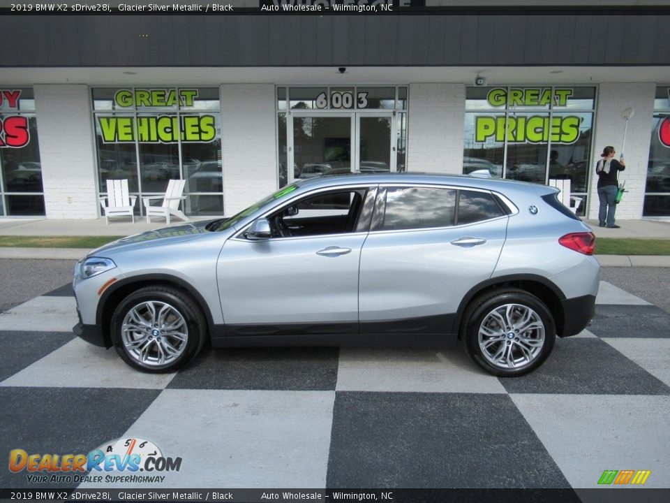 2019 BMW X2 sDrive28i Glacier Silver Metallic / Black Photo #1