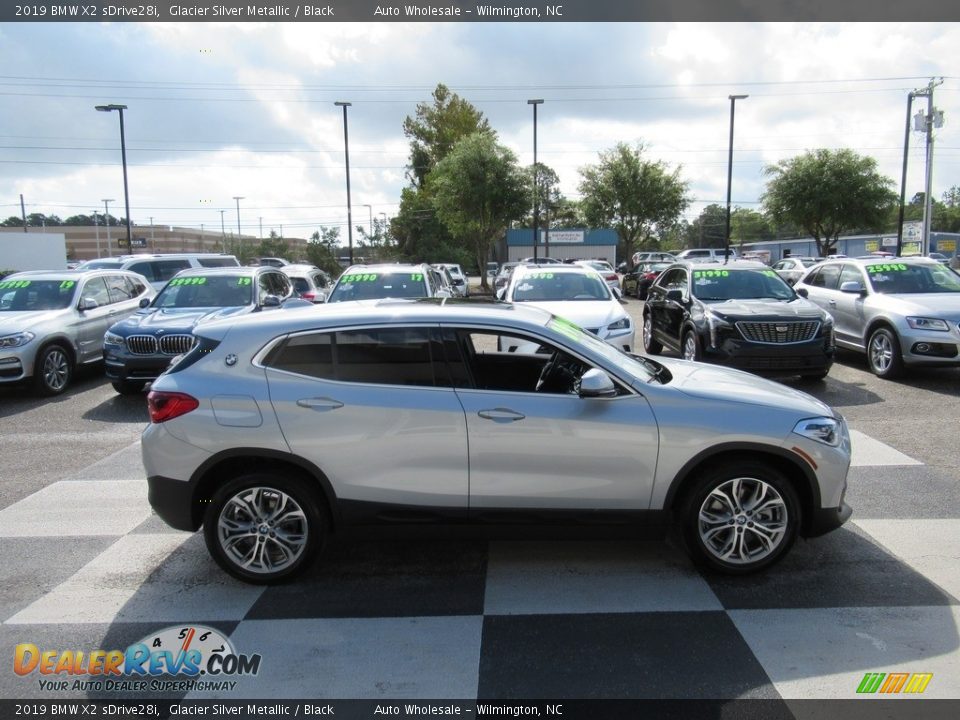 2019 BMW X2 sDrive28i Glacier Silver Metallic / Black Photo #3