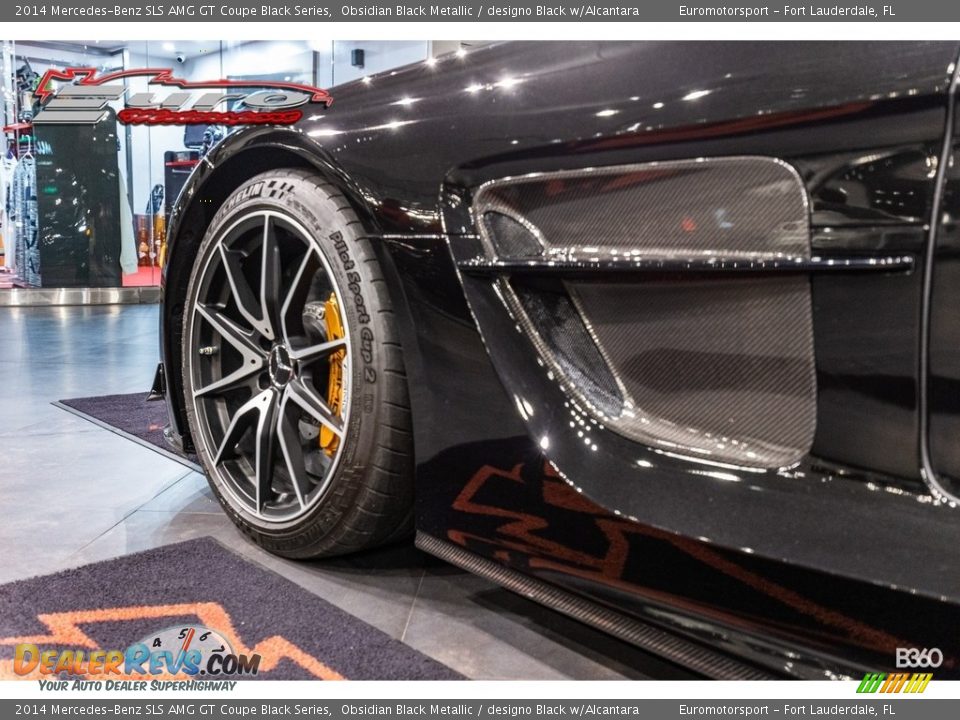 2014 Mercedes-Benz SLS AMG GT Coupe Black Series Obsidian Black Metallic / designo Black w/Alcantara Photo #35