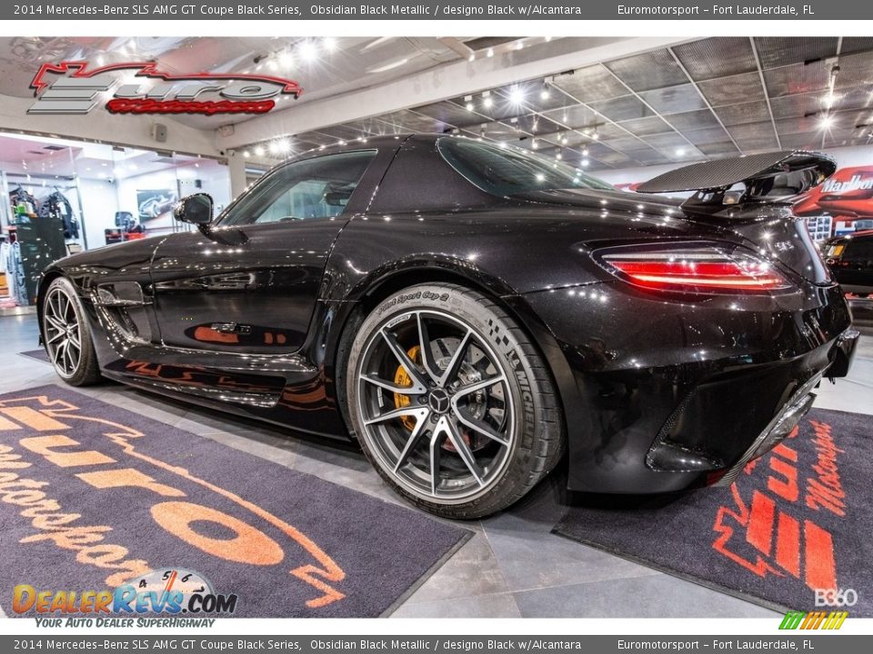 2014 Mercedes-Benz SLS AMG GT Coupe Black Series Obsidian Black Metallic / designo Black w/Alcantara Photo #36