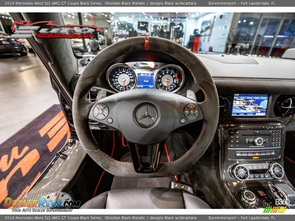 2014 Mercedes-Benz SLS AMG GT Coupe Black Series Obsidian Black Metallic / designo Black w/Alcantara Photo #40