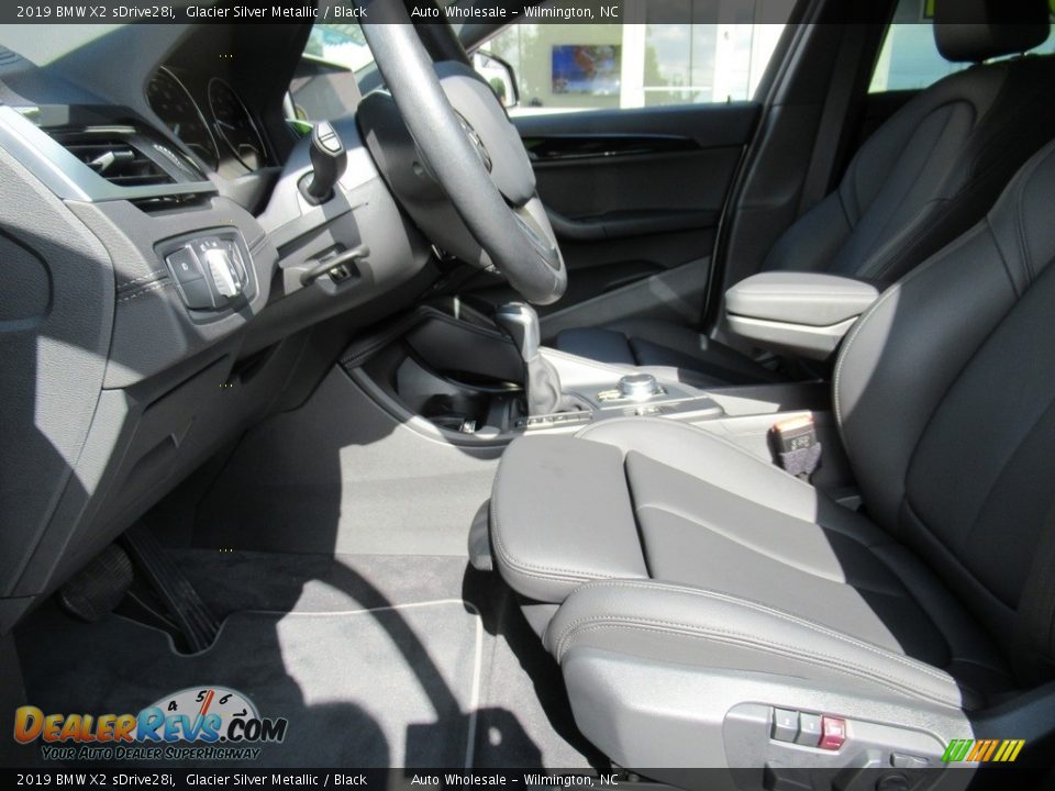 2019 BMW X2 sDrive28i Glacier Silver Metallic / Black Photo #9