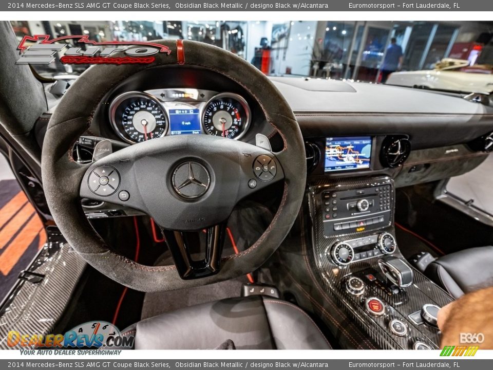 2014 Mercedes-Benz SLS AMG GT Coupe Black Series Obsidian Black Metallic / designo Black w/Alcantara Photo #41