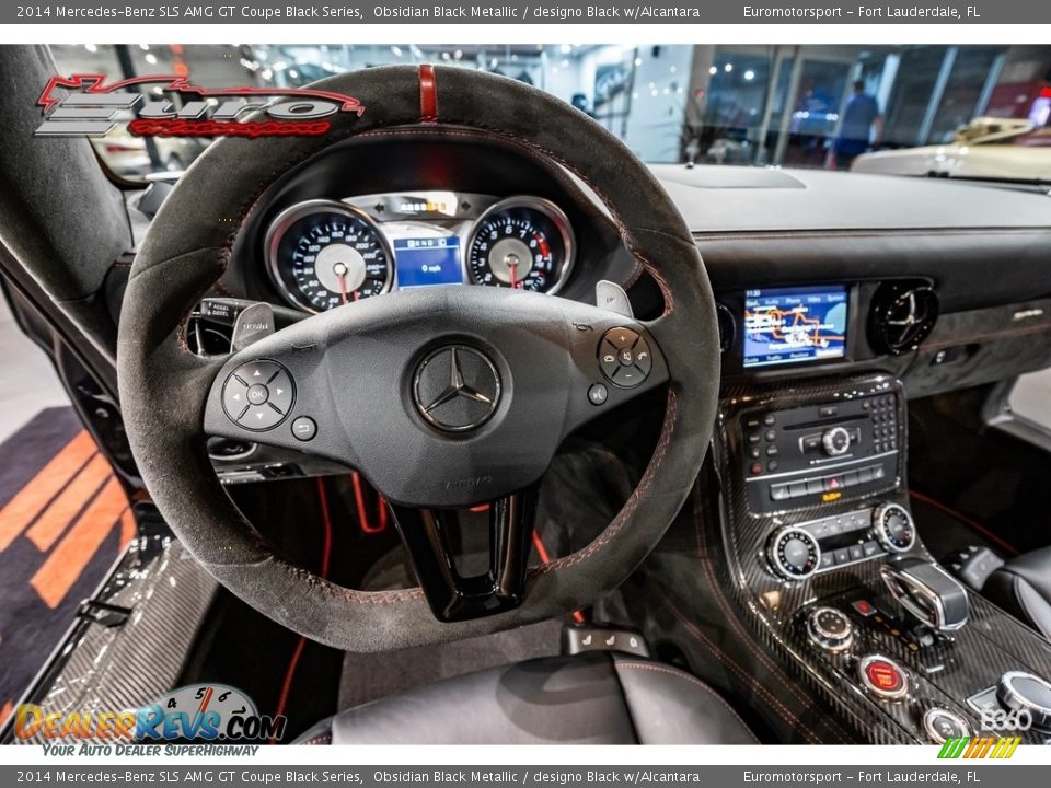 2014 Mercedes-Benz SLS AMG GT Coupe Black Series Obsidian Black Metallic / designo Black w/Alcantara Photo #42