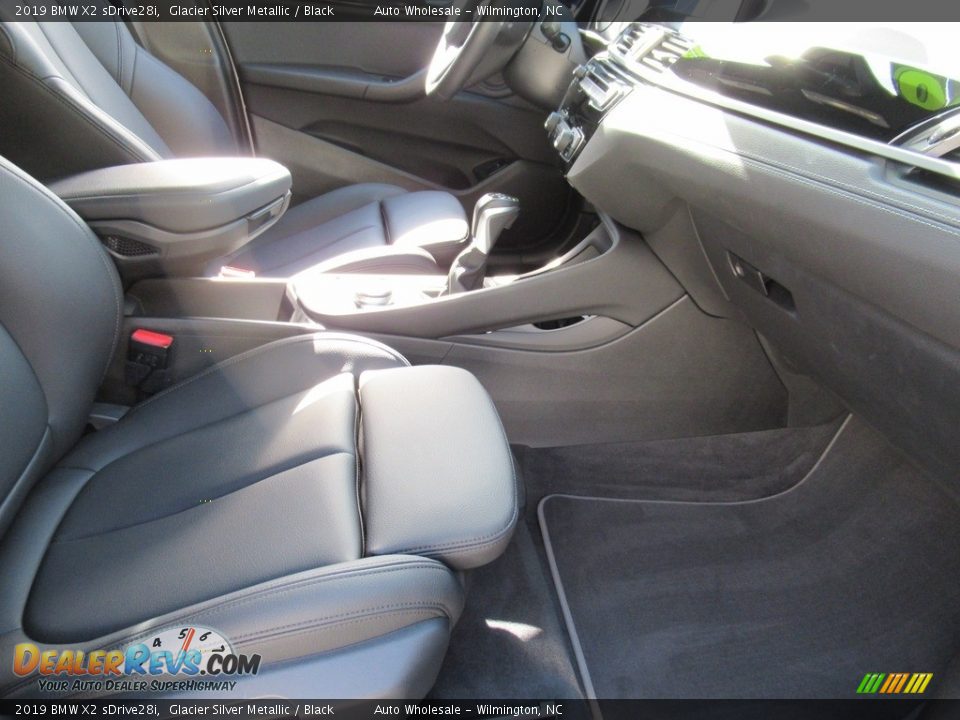 2019 BMW X2 sDrive28i Glacier Silver Metallic / Black Photo #11