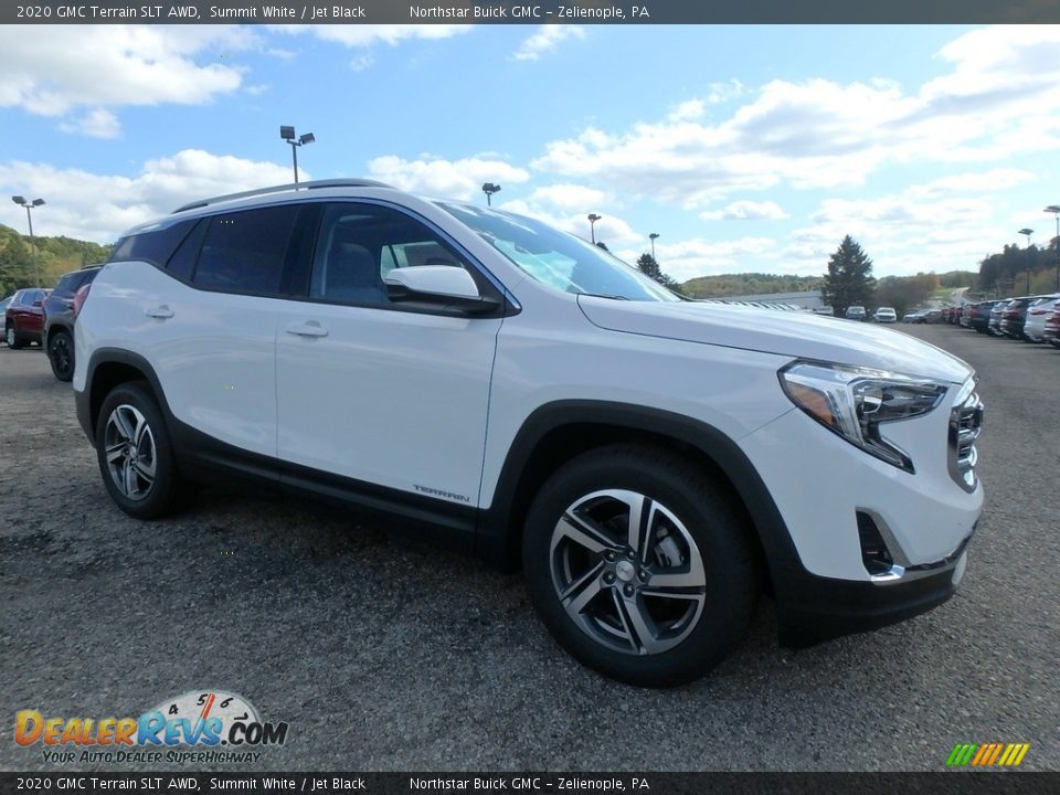 2020 GMC Terrain SLT AWD Summit White / Jet Black Photo #3