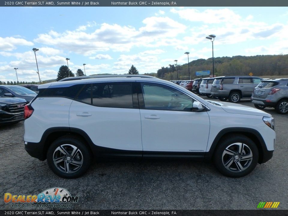 2020 GMC Terrain SLT AWD Summit White / Jet Black Photo #4