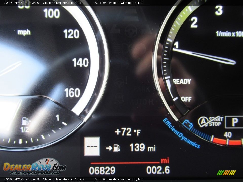 2019 BMW X2 sDrive28i Glacier Silver Metallic / Black Photo #15