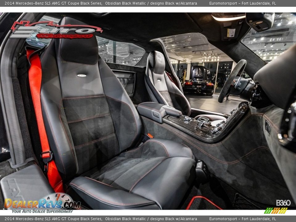 2014 Mercedes-Benz SLS AMG GT Coupe Black Series Obsidian Black Metallic / designo Black w/Alcantara Photo #47