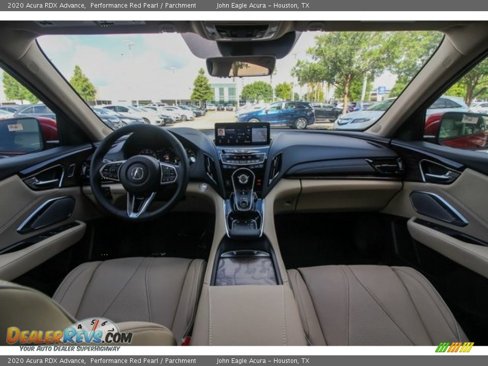 2020 Acura RDX Advance Performance Red Pearl / Parchment Photo #9