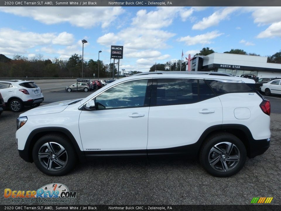 2020 GMC Terrain SLT AWD Summit White / Jet Black Photo #9