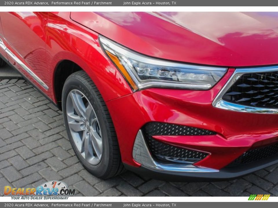 2020 Acura RDX Advance Performance Red Pearl / Parchment Photo #10