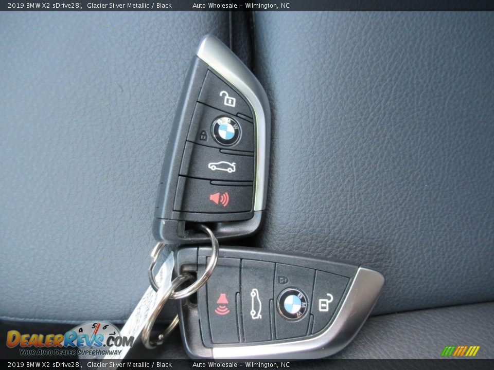 2019 BMW X2 sDrive28i Glacier Silver Metallic / Black Photo #20