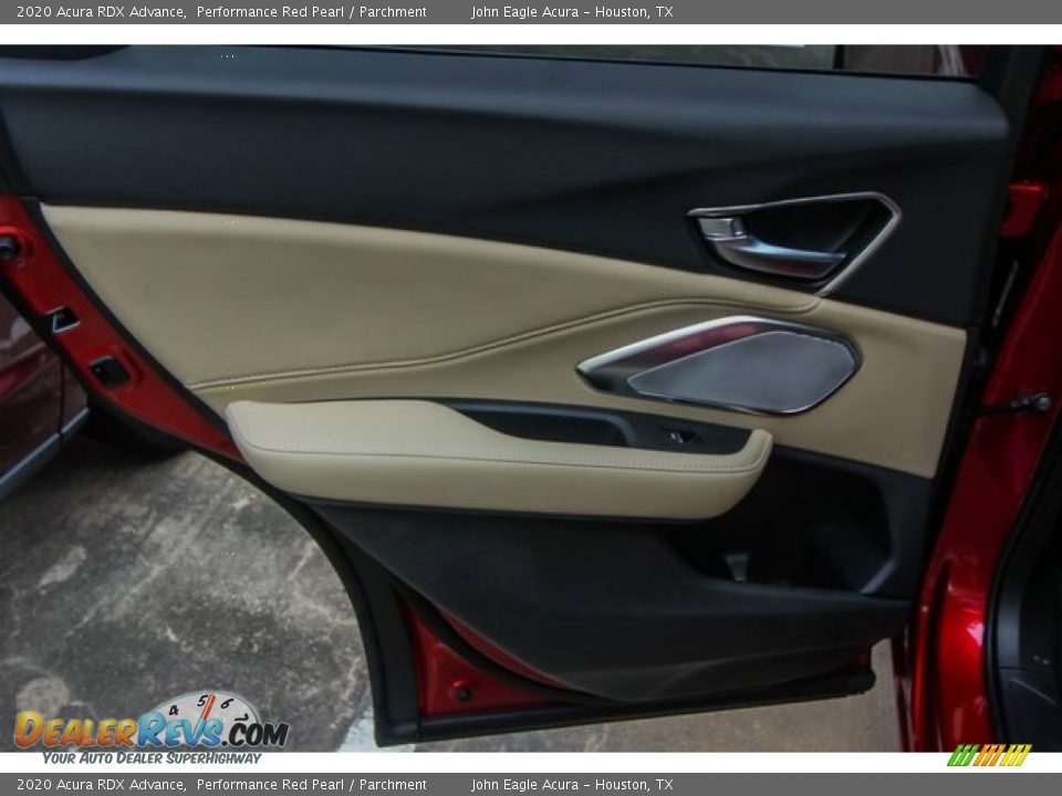 2020 Acura RDX Advance Performance Red Pearl / Parchment Photo #21