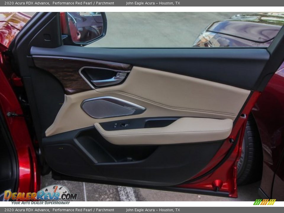 2020 Acura RDX Advance Performance Red Pearl / Parchment Photo #27