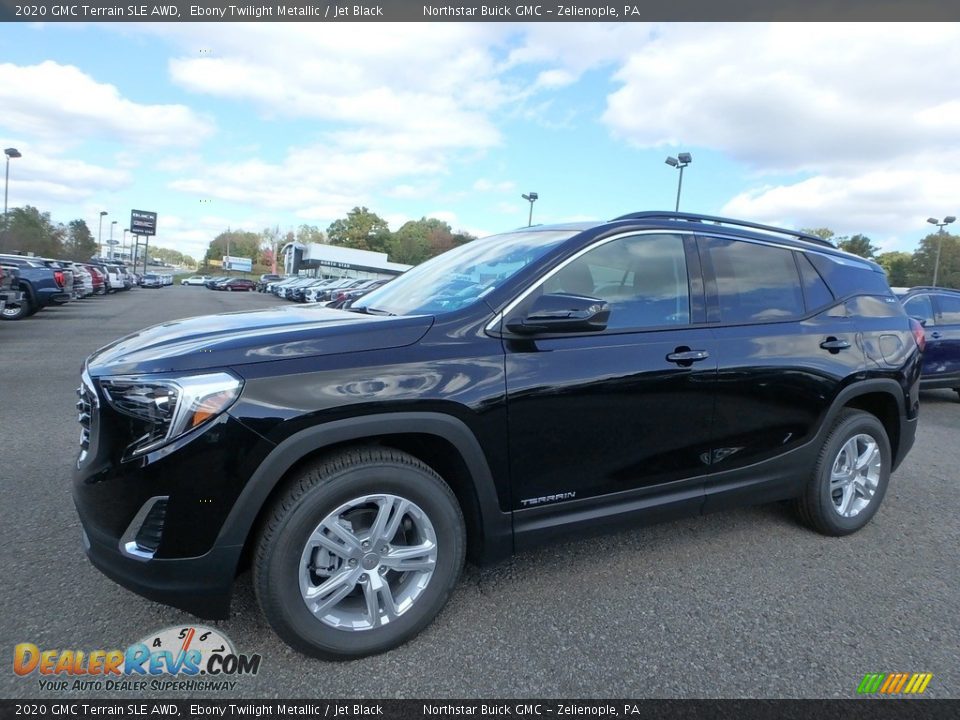 2020 GMC Terrain SLE AWD Ebony Twilight Metallic / Jet Black Photo #1