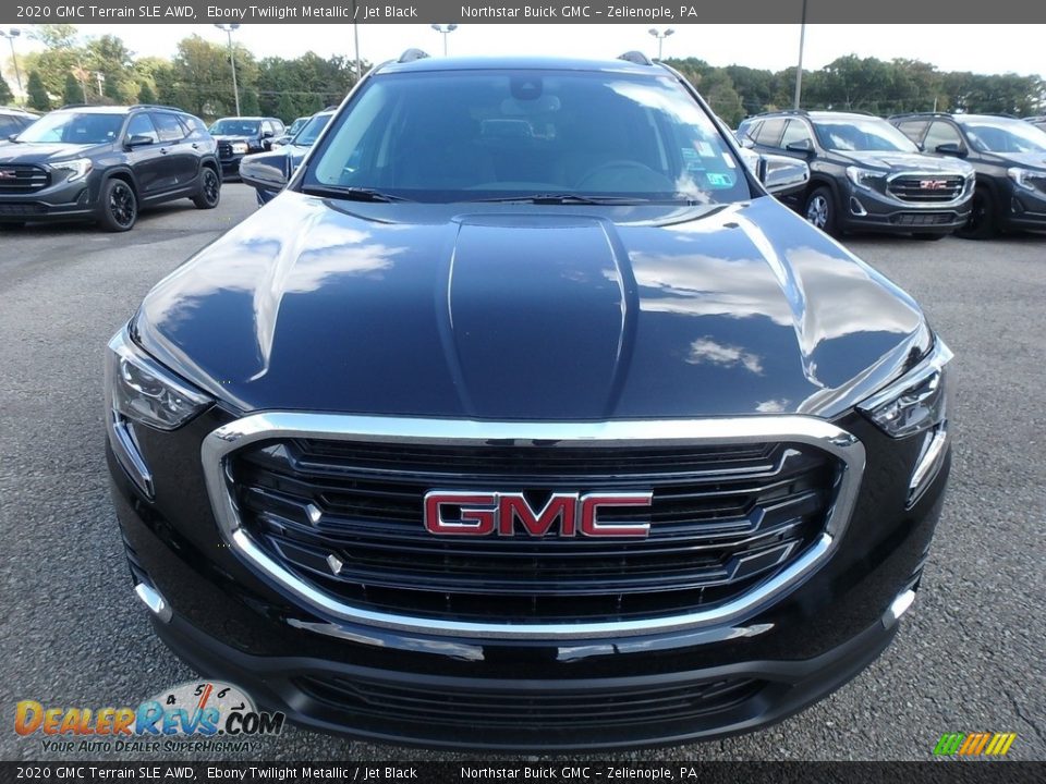 2020 GMC Terrain SLE AWD Ebony Twilight Metallic / Jet Black Photo #2