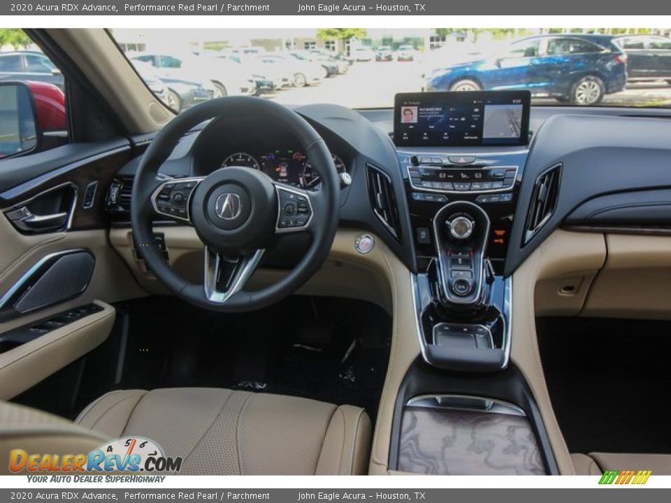 2020 Acura RDX Advance Performance Red Pearl / Parchment Photo #30