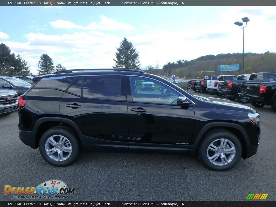 2020 GMC Terrain SLE AWD Ebony Twilight Metallic / Jet Black Photo #4