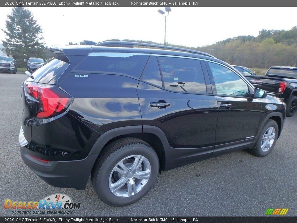 2020 GMC Terrain SLE AWD Ebony Twilight Metallic / Jet Black Photo #5