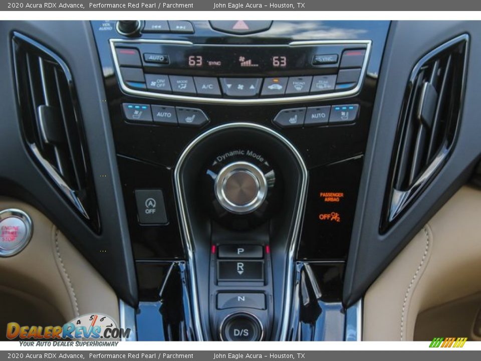 2020 Acura RDX Advance Performance Red Pearl / Parchment Photo #34