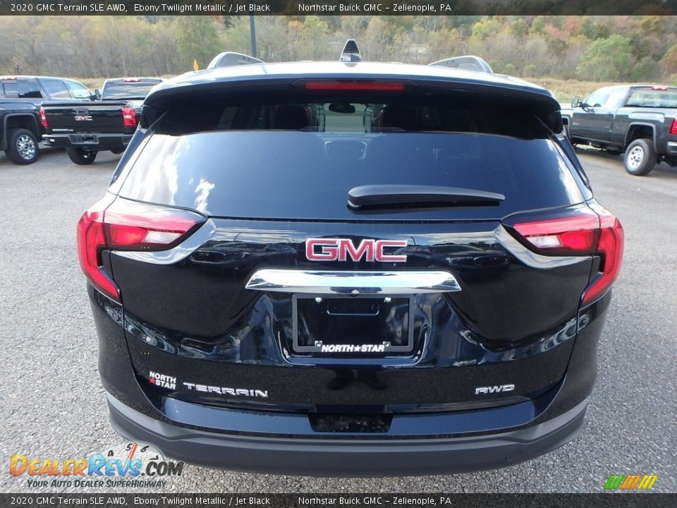 2020 GMC Terrain SLE AWD Ebony Twilight Metallic / Jet Black Photo #6