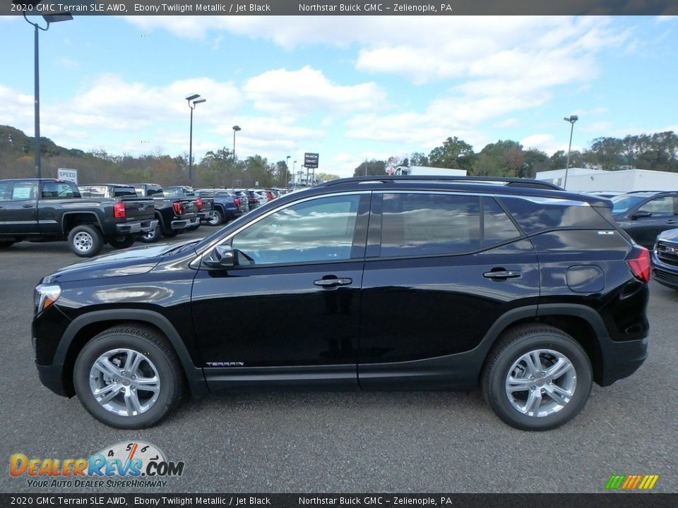 2020 GMC Terrain SLE AWD Ebony Twilight Metallic / Jet Black Photo #9