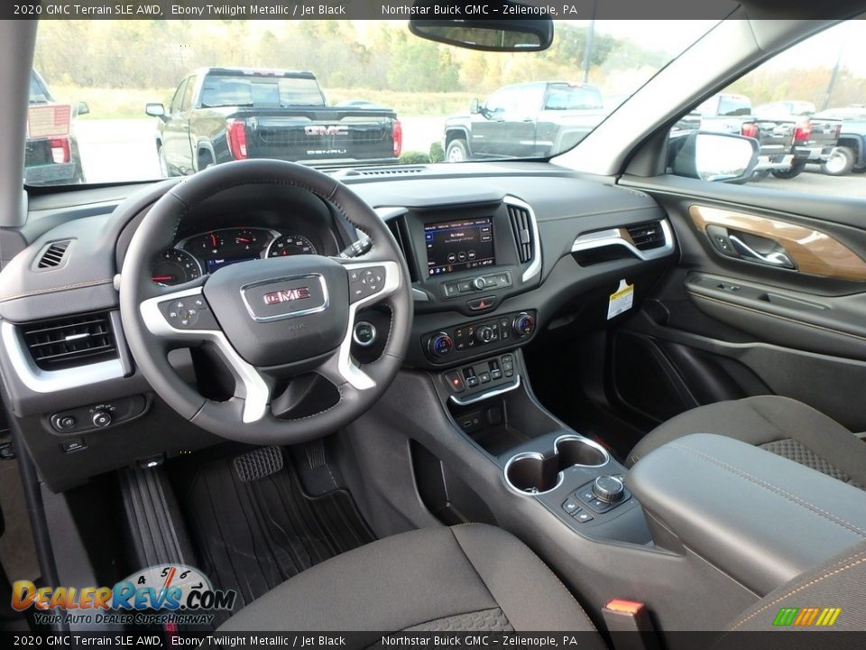 2020 GMC Terrain SLE AWD Ebony Twilight Metallic / Jet Black Photo #15