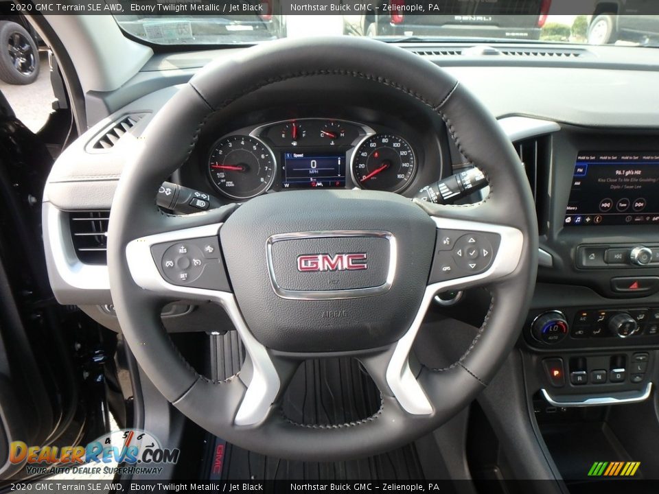 2020 GMC Terrain SLE AWD Ebony Twilight Metallic / Jet Black Photo #17