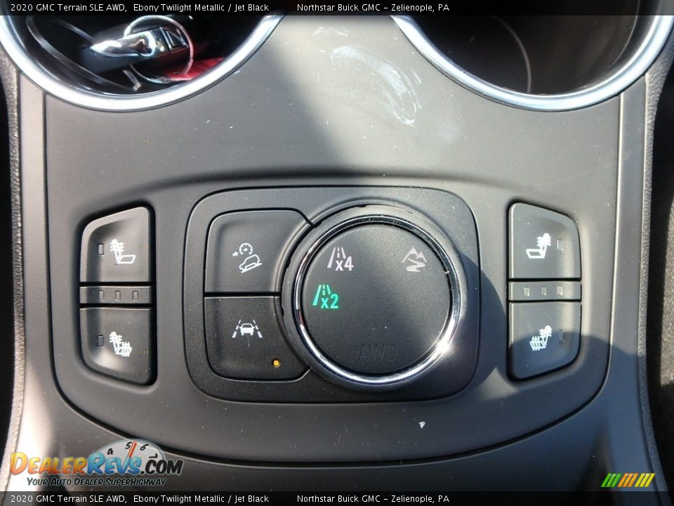 2020 GMC Terrain SLE AWD Ebony Twilight Metallic / Jet Black Photo #18
