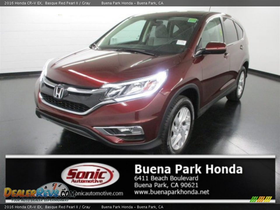 2016 Honda CR-V EX Basque Red Pearl II / Gray Photo #1