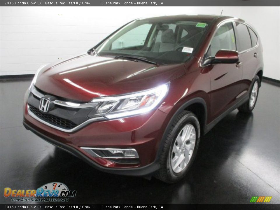 2016 Honda CR-V EX Basque Red Pearl II / Gray Photo #3