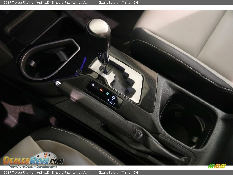 2017 Toyota RAV4 Limited AWD Blizzard Pearl White / Ash Photo #14