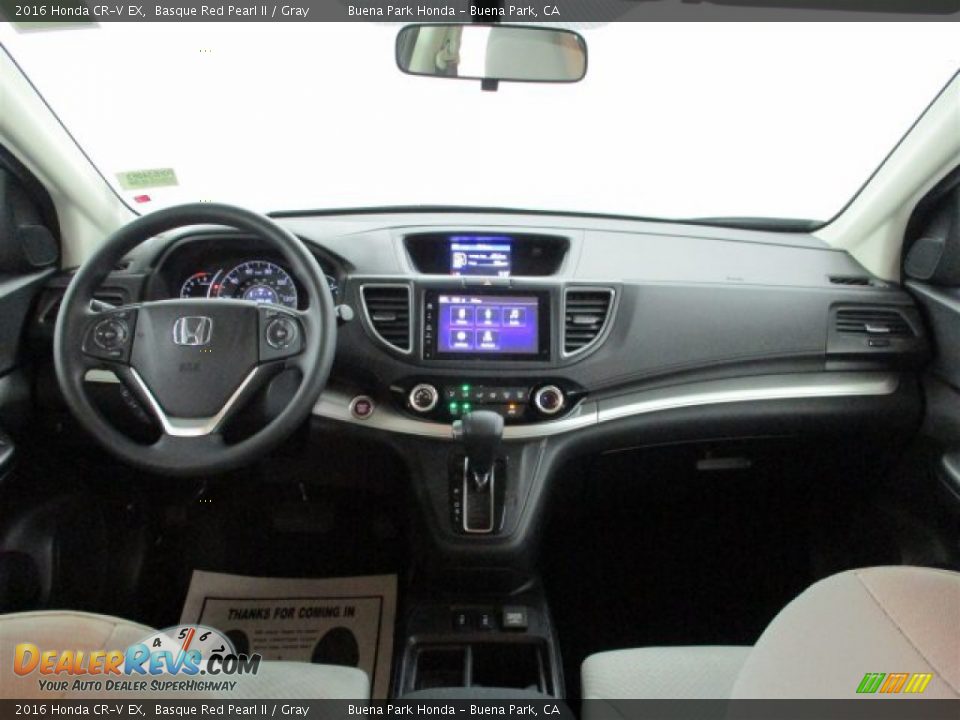 2016 Honda CR-V EX Basque Red Pearl II / Gray Photo #15