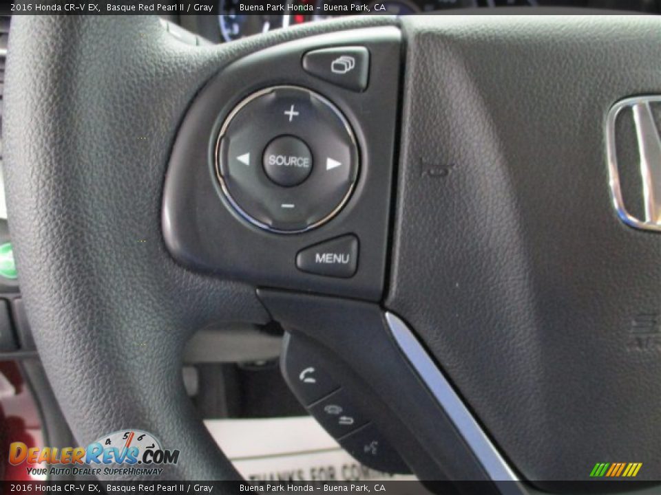 2016 Honda CR-V EX Basque Red Pearl II / Gray Photo #17