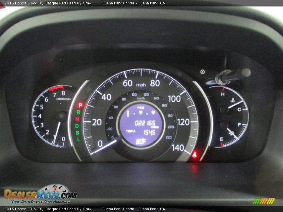 2016 Honda CR-V EX Basque Red Pearl II / Gray Photo #20