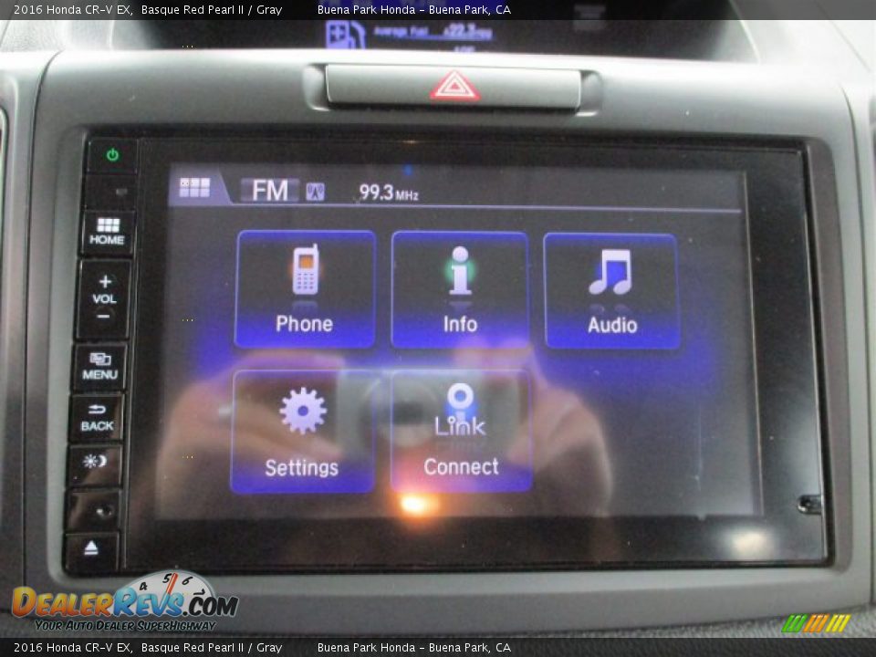2016 Honda CR-V EX Basque Red Pearl II / Gray Photo #25