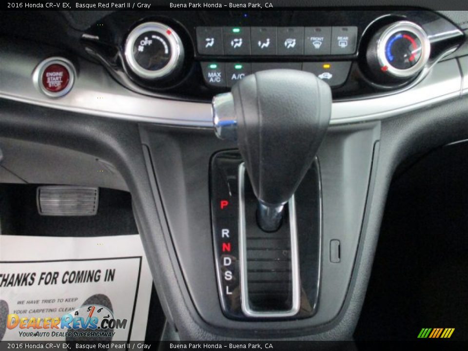 2016 Honda CR-V EX Basque Red Pearl II / Gray Photo #26