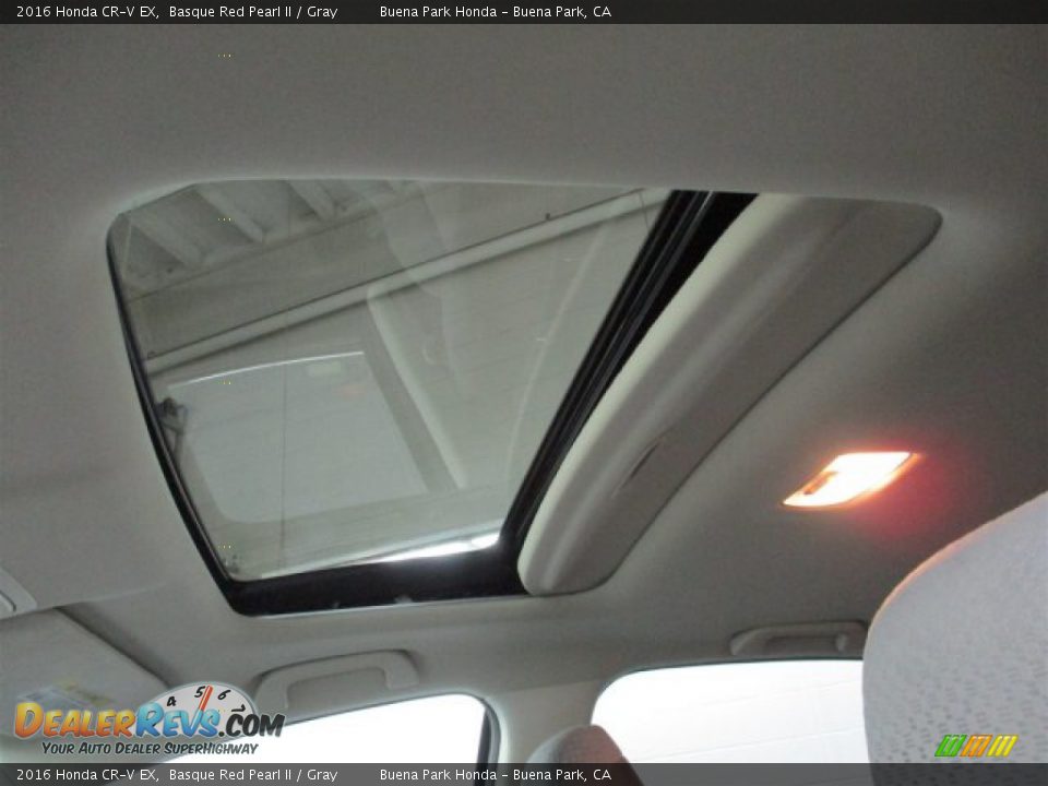 2016 Honda CR-V EX Basque Red Pearl II / Gray Photo #28