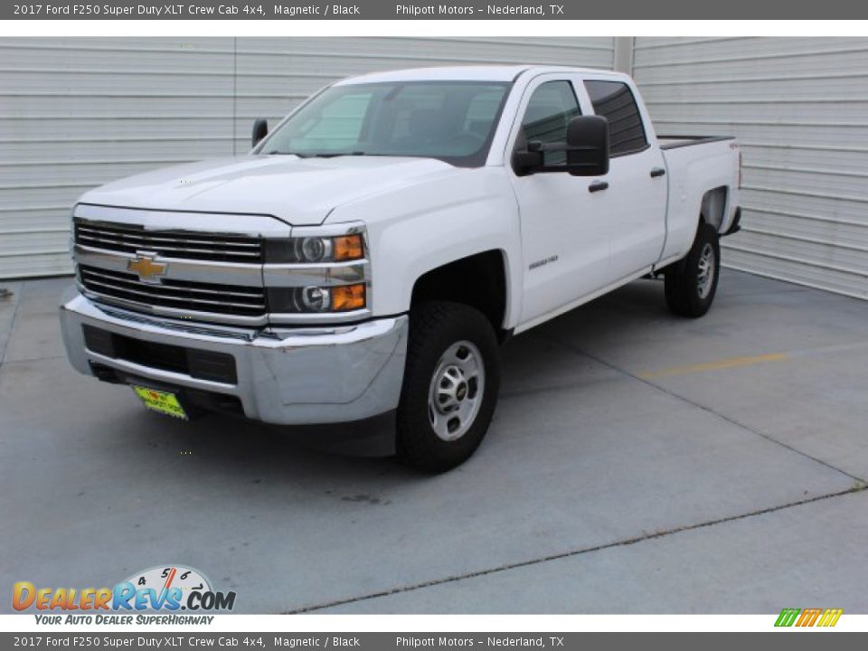 2017 Ford F250 Super Duty XLT Crew Cab 4x4 Magnetic / Black Photo #4