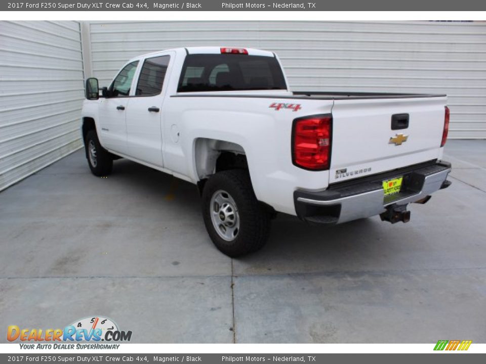 2017 Ford F250 Super Duty XLT Crew Cab 4x4 Magnetic / Black Photo #7