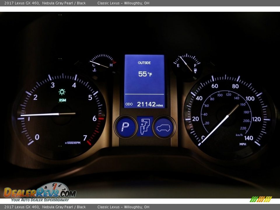2017 Lexus GX 460 Nebula Gray Pearl / Black Photo #7
