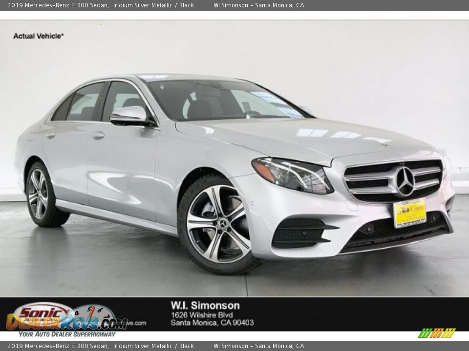 2019 Mercedes-Benz E 300 Sedan Iridium Silver Metallic / Black Photo #1