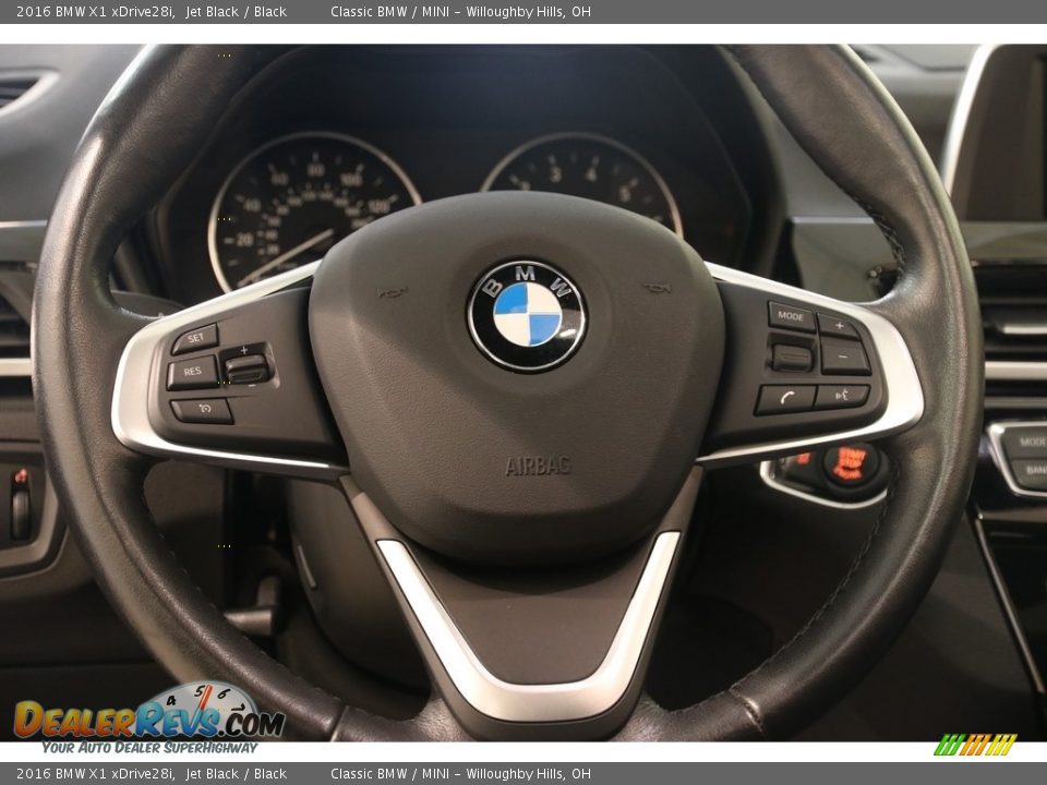 2016 BMW X1 xDrive28i Jet Black / Black Photo #7