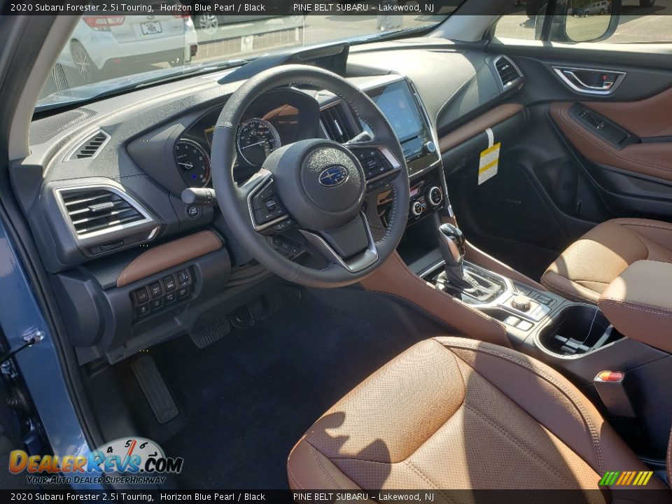 2020 Subaru Forester 2.5i Touring Horizon Blue Pearl / Black Photo #7