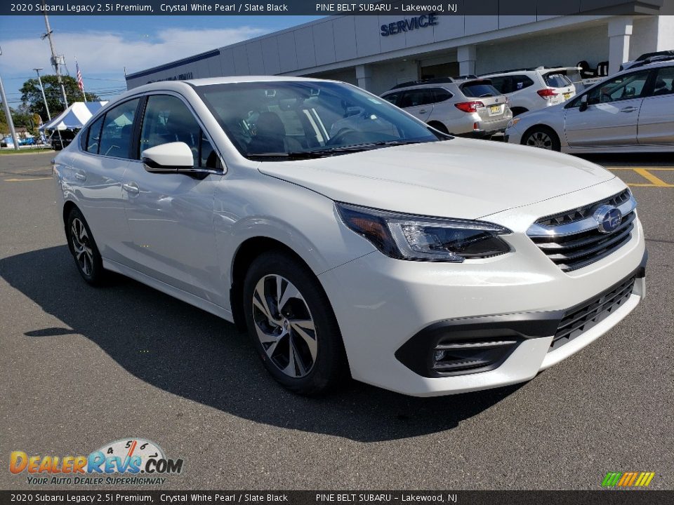 2020 Subaru Legacy 2.5i Premium Crystal White Pearl / Slate Black Photo #1