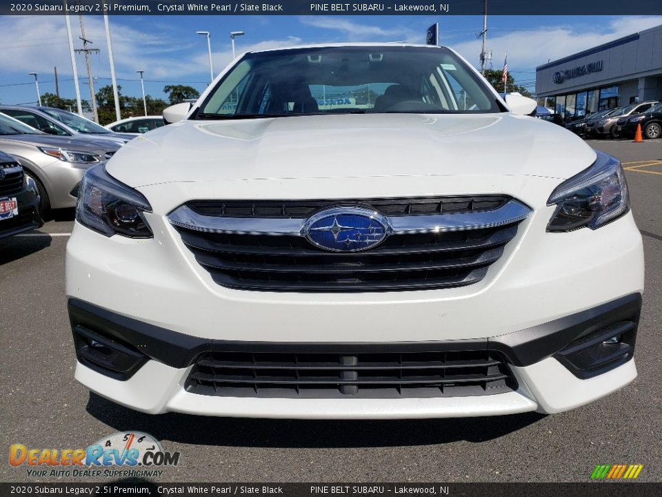 2020 Subaru Legacy 2.5i Premium Crystal White Pearl / Slate Black Photo #2